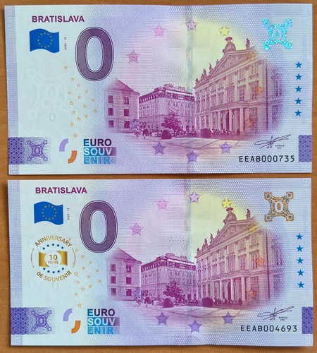 Euro souvenir bratislava - 2x, 0