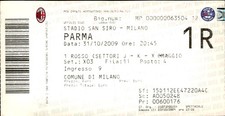 Biglietto stadio Milan vs