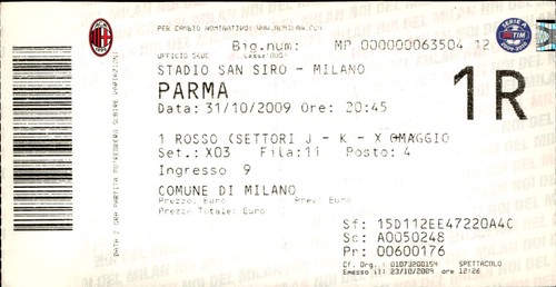 Biglietto stadio milan - stadio,