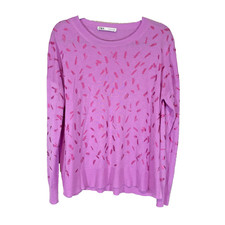 Camicetta ZARA lilla lamina