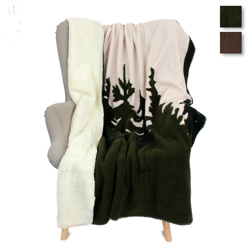 Plaid fodla effetto lana - plaid,