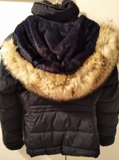 giaccone invernale da donna con cappuccio e rivestimento caldo interno tg 44