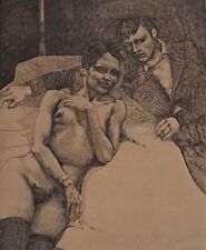 stampe antiche.incisione numerata(23/100);cm 50x70; cornice alluminio e vetro