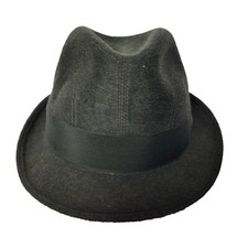 WILTREN CAPPELLO 58 59 CLASSICO FEDORA FELT HAT BORSALINO WI3 FELTRO VERDE