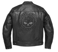 Giacca pelle nera - , harley