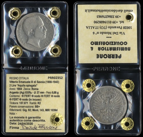 02352 regno italia - italia, vittorio