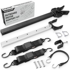 Boat Transom Saver Adjustable 23”-35”, 2PCS Boat Trailer Tie Down Straps and ...