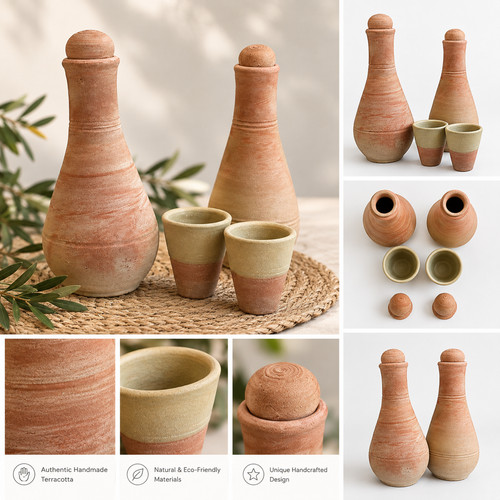 Set ceramica terracotta - set,