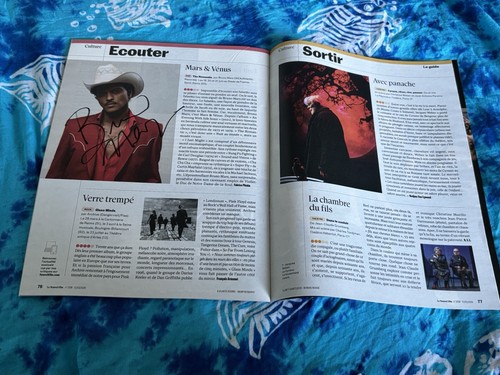 Magazine dédicacé autograph - magazine,