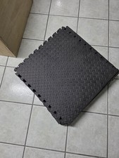 TAPPETO PUZZLE TAPPETINO FITNESS PALESTRA GOMMA SCHIUMA EVA 12PZ 60X60CM