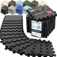 HB SPORT Tappeto Puzzle in Schiuma per Palestra 30x30cm - Nero (10 Pezzi)