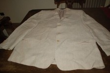 Robert Donel,  Giacca uomo,  Lino, Beige, tg 47 drop 0, usata
