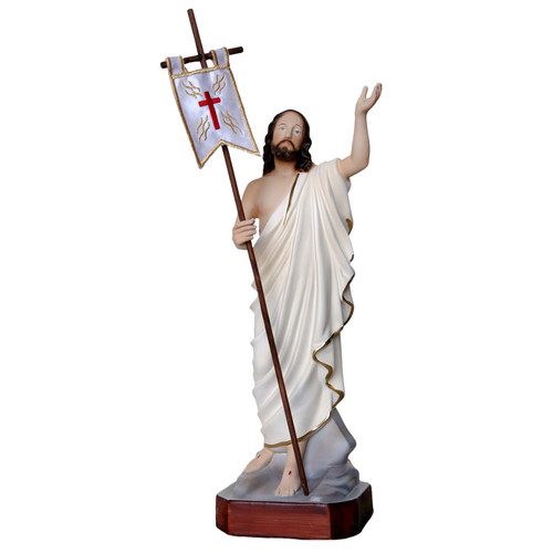Statua gesù risorto in - statua,