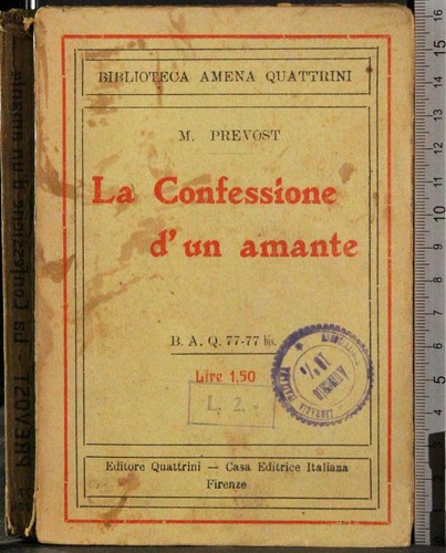 Confessione un amante - confessione,