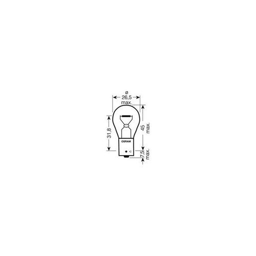 Osram lampada 12v - , py21w