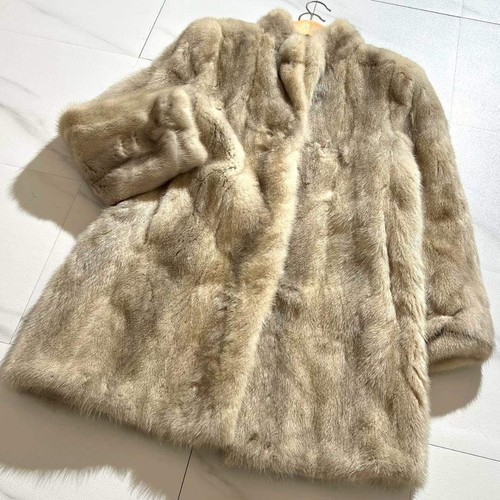 Cappotto pelliccia visone saga - pelliccia,