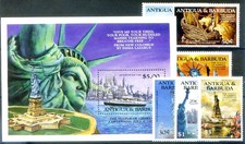 Antico e Barbuda. Statua della Libertà, New York 1985. Serie + foglio.
