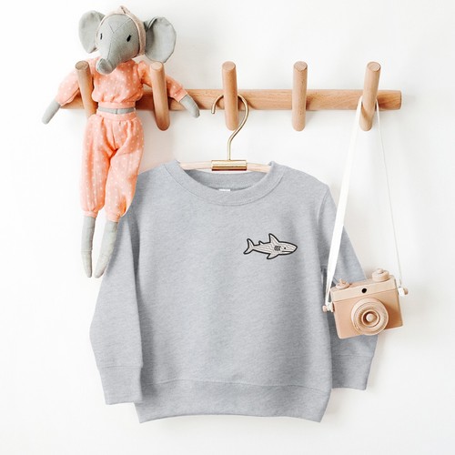 Felpa squalo bambini pesce - squalo,