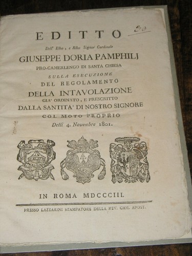 Editto pamphili pro - gd,