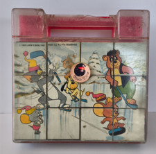  Cubetti Rompicapo Vintage Disney Tom e Jerry Puzzle 1967 Made In Italy