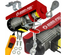 Verricello Elettrico 230V 600KG Sollevatore Paranco Motore Officina