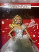 2013 Holiday Barbie Doll 25th