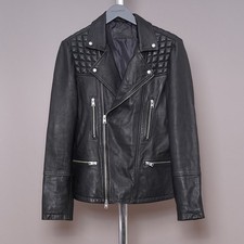 ALL SAINTS Giacca Pelle Uomo