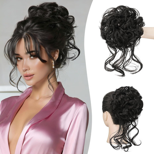 Chignon capelli finti con - capelli,