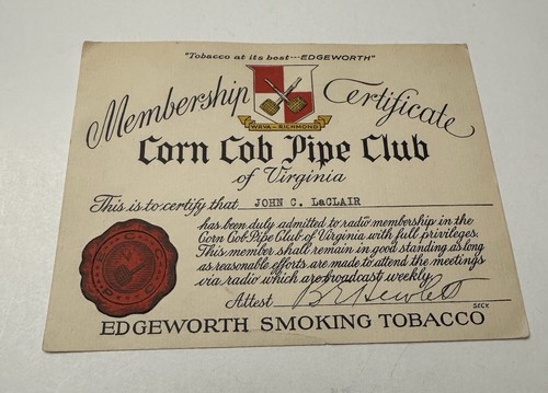 Vintage edgeworth smoking - vintage,