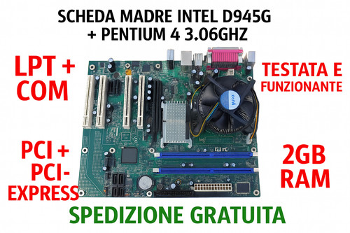 Intel d945g lga775 pentium - d945g, 4