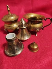 BRASS SUGAR MILK JUG