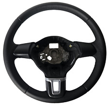 Volante in pelle VW Polo V 6R 6C 2009-2014 cucitura nera nuovo 6R0419091E