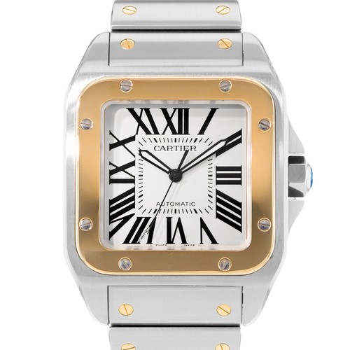 Cartier santos 100 w200728g - santos,