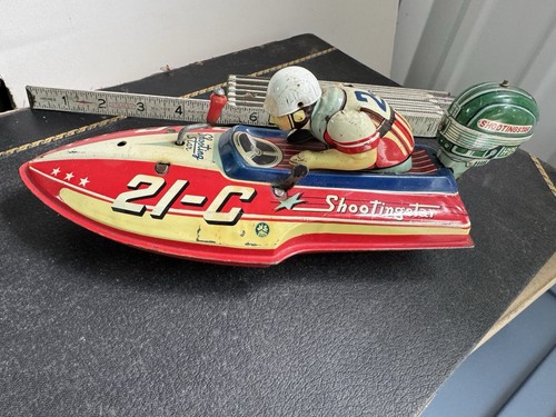 Yonezawa tin racing boat c - yonezawa,