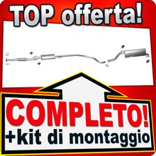 Scarico Completo per FIAT PUNTO EVO (199) 1.4 16V 105CV 2009-2012 Marmitta