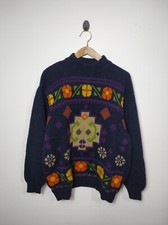 Benetton Maglione In Lana Shetland