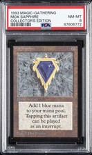 MTG 1993 ED MOX ZAFFIRO PSA 8