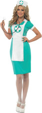 Costume infermiera verde - costume, da