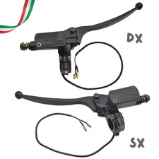 Coppia Freni Moto Con Cavo Universali Anteriore Dx E Posteriore Sx Scooter Freno
