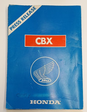 HONDA CBX 1000 PRESS RELEASE COMUNICATO STAMPA HONDA UFFICIALE CBX SUPER SPORT