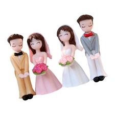 Topper per torta nuziale Statua di coppia per fidanzamento, matrimonio, San