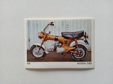FIGURINA 300 ALL'ORA AUTO MOTO ED. SUPER RAF 1974 HONDA DAX n 245 CON VELINA