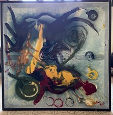 Quadro In Acrilico Astratto