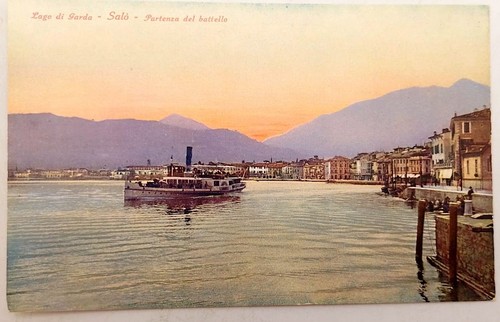 Cartolina lago di garda - lago,