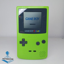 Nintendo Gameboy Color GBC Verde Console come Nuova Restaurata