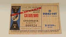 Biglietto Ticket stadio calcio