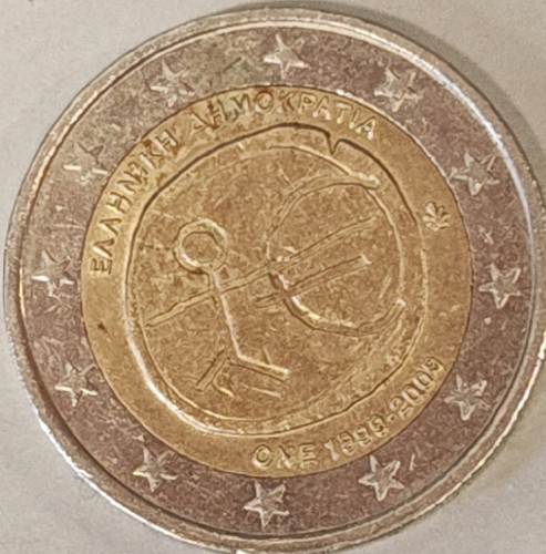 Moneta rara euro con - rara, 2