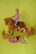 Barbie cavallerizza con - barbie,