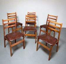 SET SEI SEDIE DA PRANZO TEAK