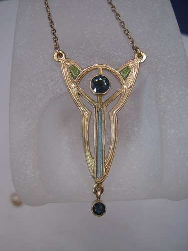 Collier art déco - collier, 9